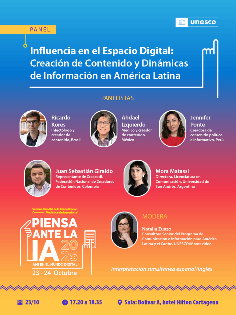 Influencia el Espacio Digital: Creación de Contenidos y Dinámicas de la Información en América Latina