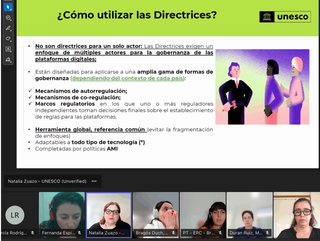 Curso internacional de Alfabetización Mediática e Informacional para reguladores iberoamericanos