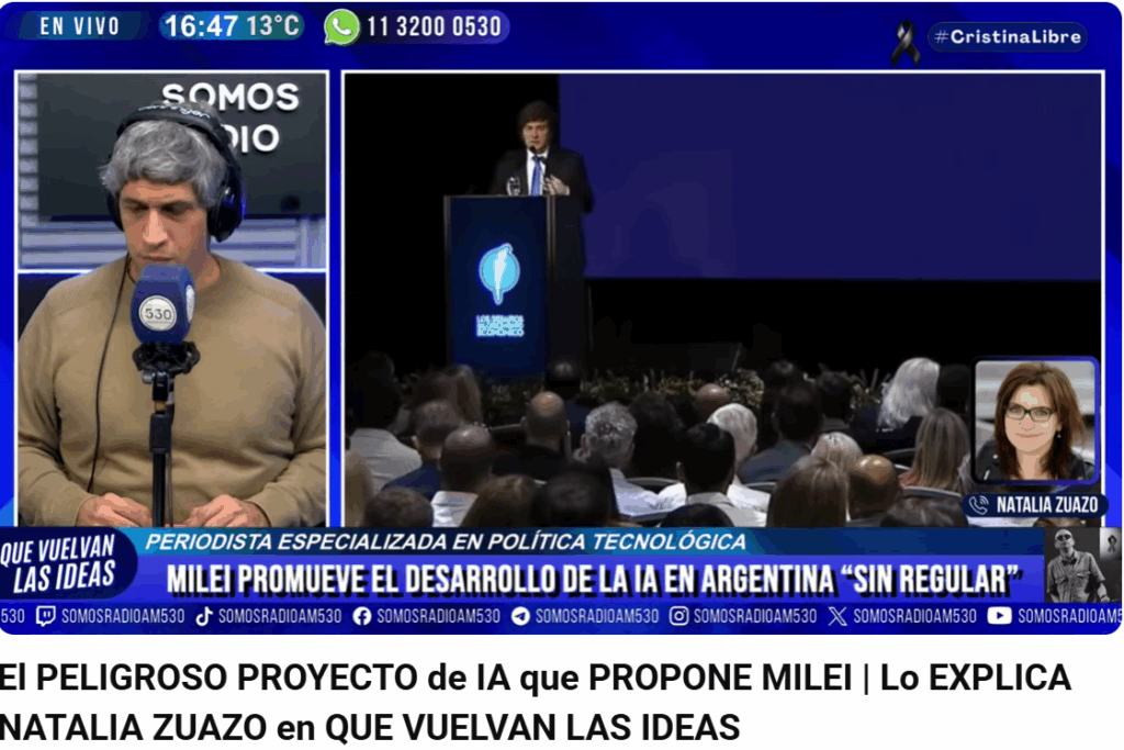 Milei y la inteligencia artificial